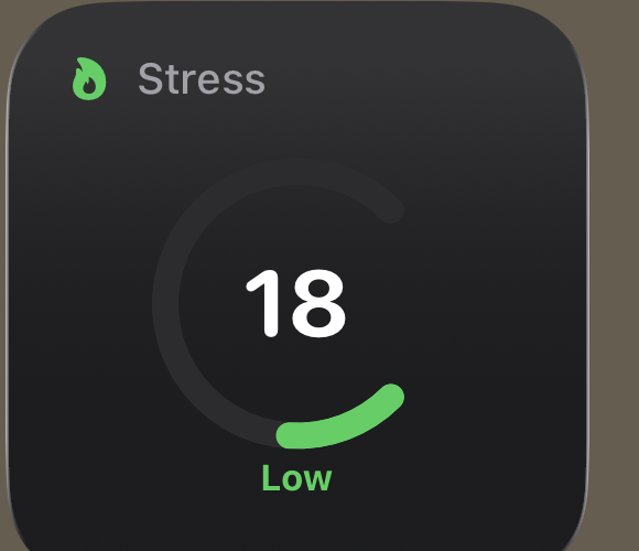 Biovane stress widget